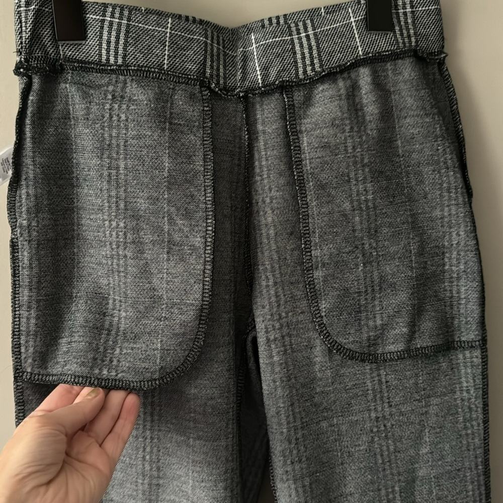 CROSBY BLACK AND WHITE PLAID PULL ON PANTS / TROUSERS SIZE SMALL - Picture 7 of 7